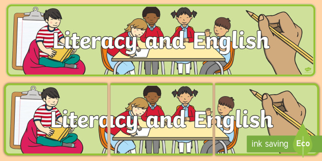 Literacy And English Curriculum For Excellence Display Banner