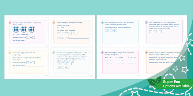 Division: Challenge Cards (Ages 6 - 7)