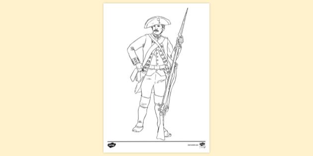 FREE! - American Revolution Colouring | Colouring Sheets