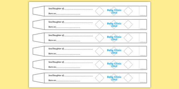 Baby Name Tag Labels (teacher made)