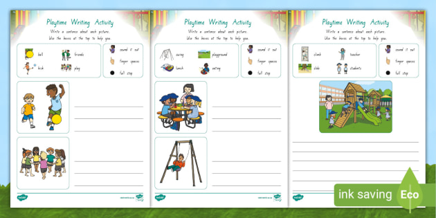 Playtime Early Writing Activities