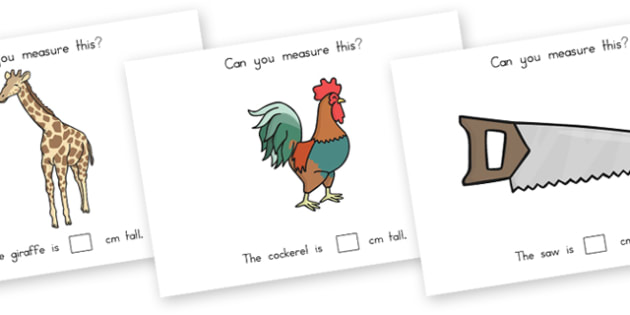 FREE! - Measuring in cm Worksheets (teacher made)