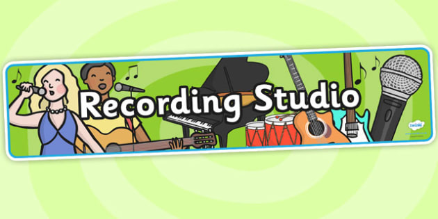 Recording Studio Role Play Banner Recording Studio Role Play Banner Role