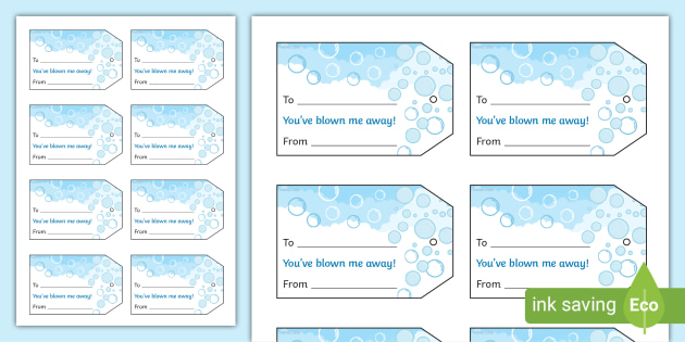 You've Blown Me Away Bubble Gift Tags (teacher made) you-ve-blown-me-away-bubble-gift-tags-teacher-made