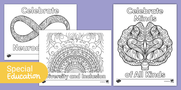 diversity coloring pages for children