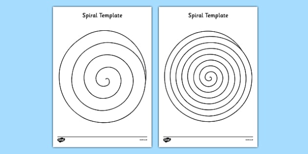 Spiral Template teacher Made Spiral Template teacher Made