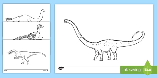 free preschool dinosaur coloring pages