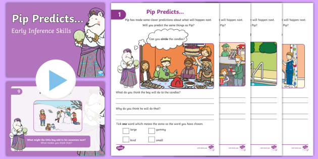 'Pip Predicts' Early Predictions Activity Pack