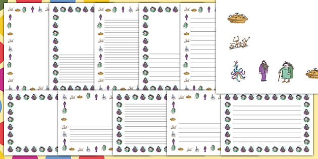 Free Page Borders To Support Teaching On The Twits