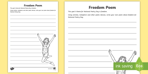 creative writing on freedom