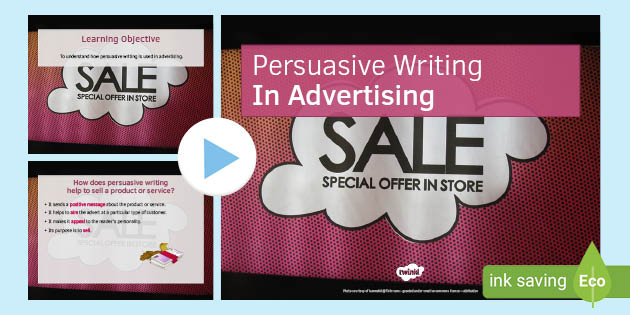 ppt samples persuasive advertisements