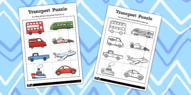 Simple Transport Puzzle (teacher made)