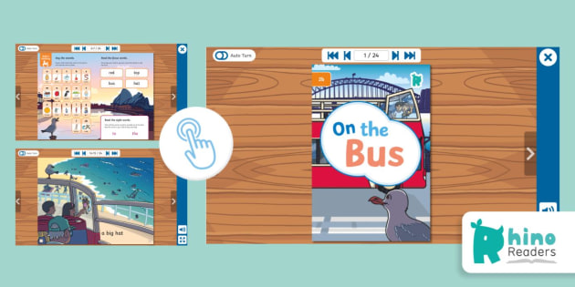 Level 2b Decodable Readers: On The Bus - Twinkl