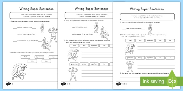 writing-super-sentences-differentiated-practice-sheets