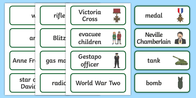 world-war-two-word-cards-teacher-made