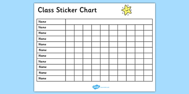 Editable Classroom Incentive Chart teacher Made 