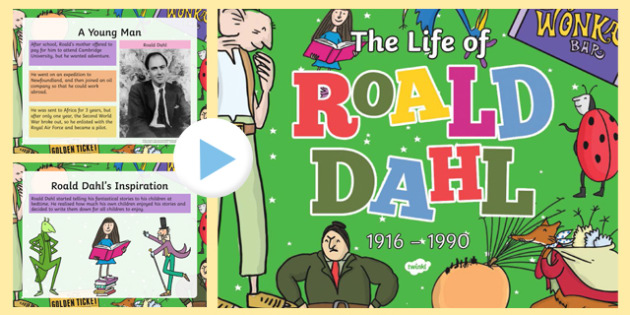 Roald Dahl Biography And Facts For Kids Teaching Wiki