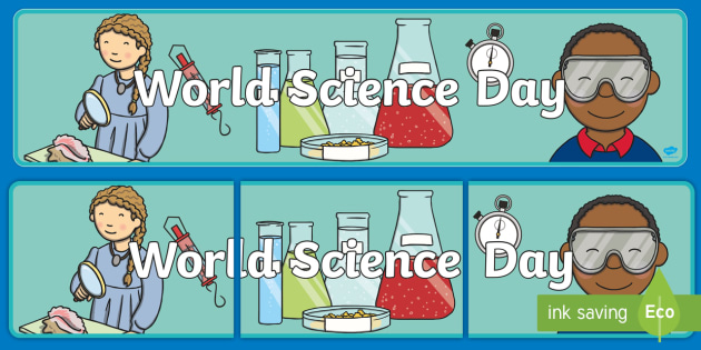 World Science Day Display Banner Teacher Made