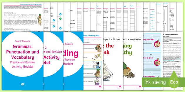 sats english year 2 activity pack revision and practice
