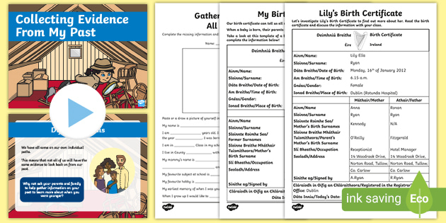 History First/Second Class Myself Pack 2 (teacher made)