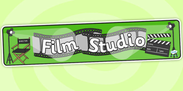 Film Studio Role Play Banner Film Studio Movie Studio Role Play Banner
