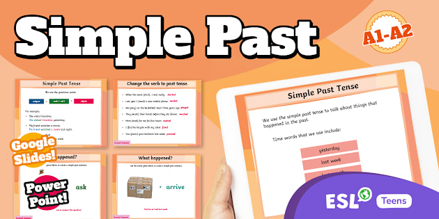 Past Tense Verb Formation Animated Powerpoint Lesson Plan Activities
