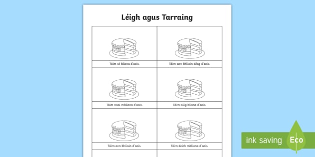new what age am i read and draw activity sheet gaeilge who am i activity sheet