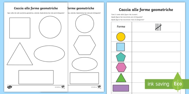 Caccia alle forme geometriche Attività
