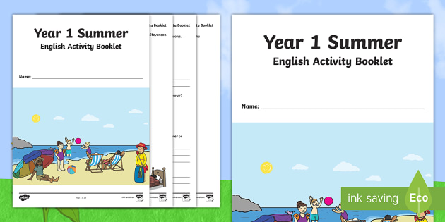 year 1 summer english activity booklet teaching resource