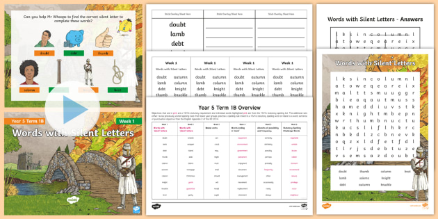 Year 5 Term 1B Week 1 Spelling Pack (teacher Made)