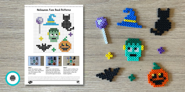 5 Little Monsters: Easter Perler Bead Designs