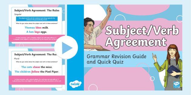 Grammar Subject Verb Agreement Online Quiz