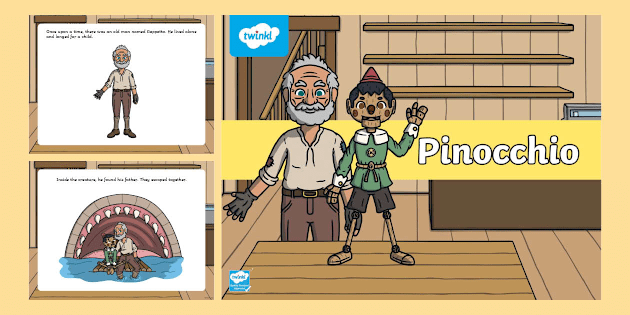 pinocchio short fairy tale in english