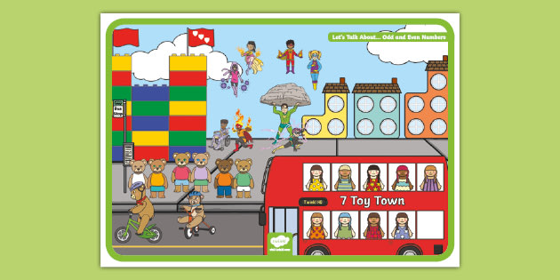 👉 Talk About Odd and Even Numbers Maths Poster