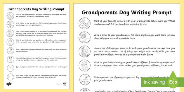 Grandparents Day Writing Template Prompt Sheet Primary,Top Furniture Stores