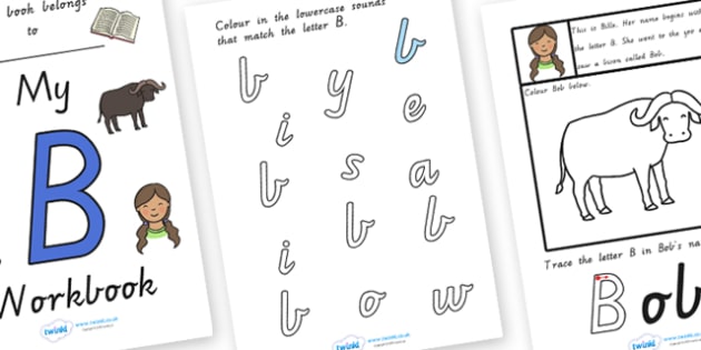 FREE! - My Workbook B Uppercase (teacher Made)