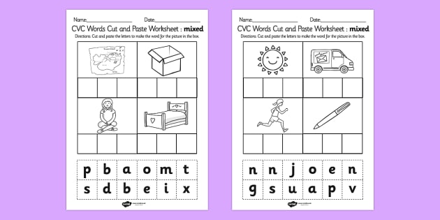Spelling Builder Worksheets<br/>