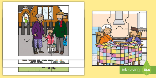 Grandparents Day Jigsaw Puzzle (teacher Made)