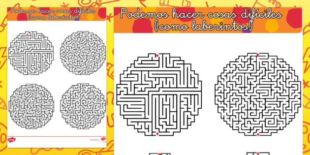 Ficha de actividad: laberinto circular para imprimir laberintos-para-imprimir-y-jugar-pasatiempos-para-ni-os