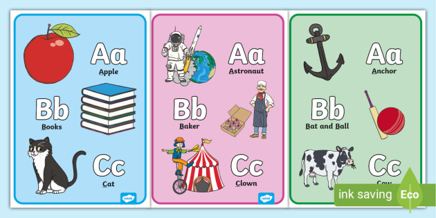 FREE! - ABC Posters for Classroom Printable – Twinkl Resources