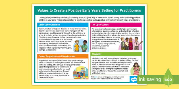 values-to-create-a-positive-early-years-setting-for-practitioners-poster