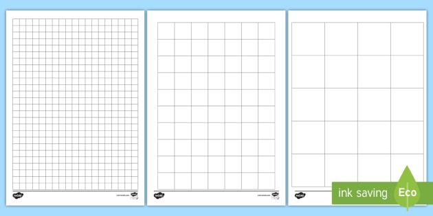 For Maths &/or Mandarin A4 2cm square paper 20 sheets of 2cm/20mm square paper 