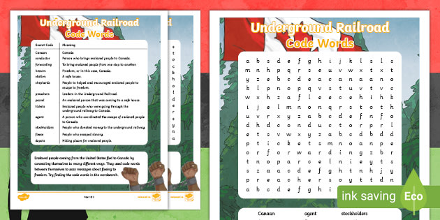 free-underground-railroad-code-in-canada-word-search