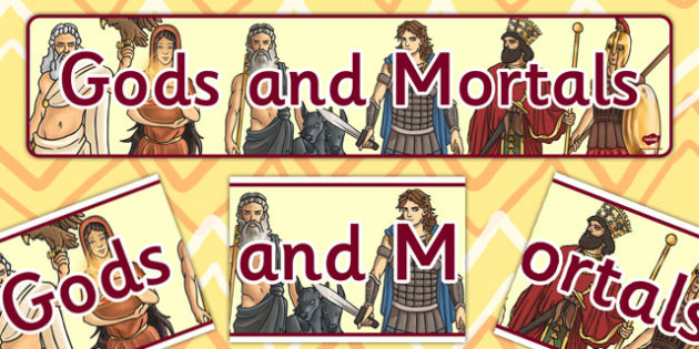 Gods and Mortals Display Banner