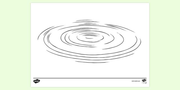 FREE! - Ripple Observed Waves Water Colouring Sheet | Colouring