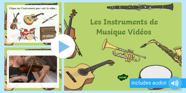 Les instruments de musique - musical instruments