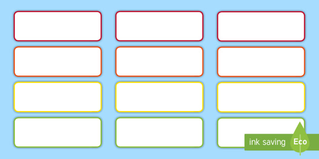 Editable Small Tray Labels Classroom Resources
