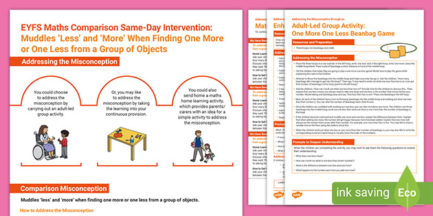 Kindergarten Maths Comparison Same Day Intervention Plan Muddles