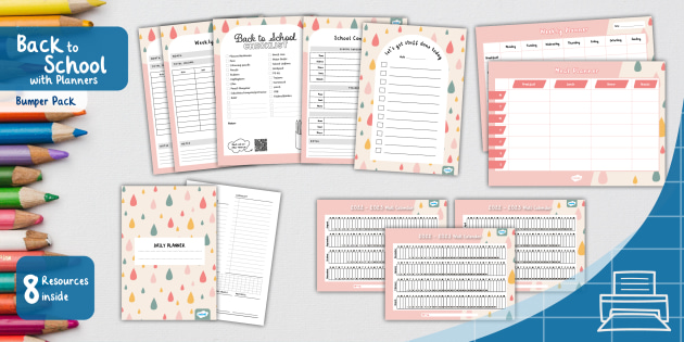 School　Raindrop　Parents　for　Theme　Planning　Pack　Back　to