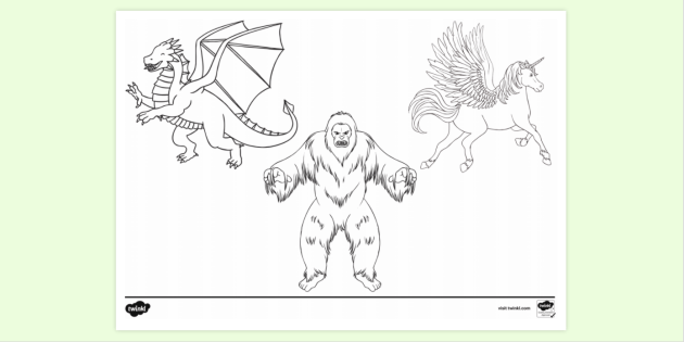 Chimera Coloring Pages